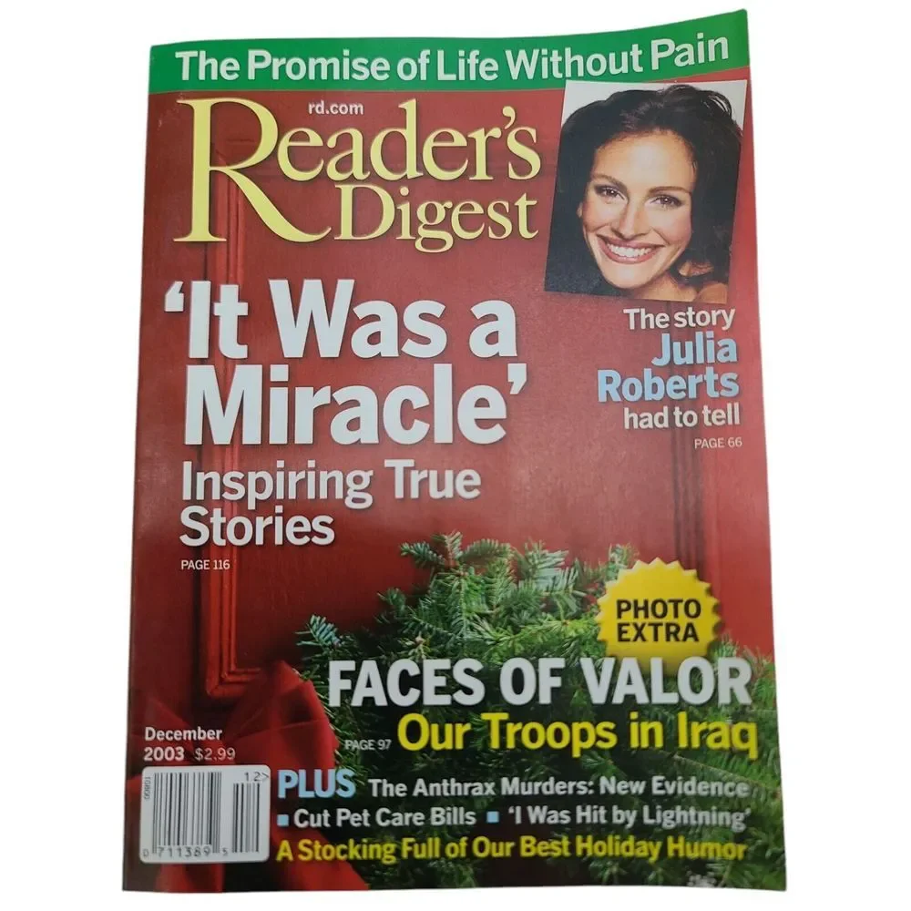Readers Digest Magazines 34 Issues 2003 - 2009 Vintage Celebrity Health Politics